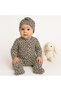 Baby Girl Newborn 3-Piece Cotton Newborn Romper Set with Hat - 4