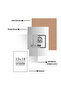إطار 13×18 - إطار فارغ - إطار صور - إطار أبيض