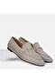 Large Size Stone-Embellished Loafer 41-42-43-44-Ten Suede with Stone-Embellished - 6