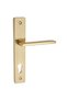 1221.01 Luna Matte Gold Door Handle Set |   Room Type Interior Door Handle Set