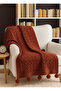 Pompom Over-The-Knee Blanket -Tv Blanket -Shawl -Woven Sofa Cover