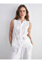 قميص نسائي مطرز مخرم