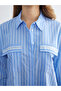 Striped Poplin Women's Shirt - 3