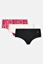 Women 3 Pieces Allover Print Mid Rise Panties, Multicolor - 7