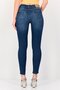 Women Skinny Fit Wash Stretchable Denim, Blue - 2