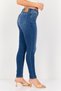 Women Super Skinny Fit Washed Strechable 710 Jeans, Blue - 3