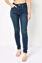 Women Skinny Fit Washed Stretchable Jeans, Navy