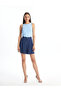 Nevavm Comfortable Fit Flat Linen Look Women's Shorts with a Difference