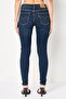 Women Skinny Fit Washed Stretchable Jeans, Blue - 4