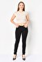 Women Skinny Fit Solid Stretchable Denim Jeans, Black - 3