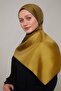 وشاح حريري منسوج بنمط التويل الكاكي - 3