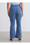Ozmarka New Season Plus Size Flare Women's Jeans - 5