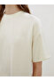 Trendlucky Embroidered Oversize Soft Touch Women's T-Shirt with a Difference - 5