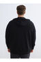Giyçık Store Den Black Standard Fit Hooded Men's Zippered Sweatshirt - 4