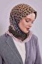 وشاح ناعم بنمط الفهد البودرة - 2