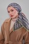 وشاح ناعم بنمط المكعب الأخضر - 2