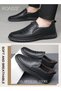 Men Business Casual Leather Shoes Non-slip Men's Driving Shoes Genuine Leather Shoes with Crocodile - 5