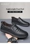Men Business Casual Leather Shoes Non-slip Men's Driving Shoes Genuine Leather Shoes with Crocodile - 2