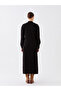 Turtleneck Plain Long Sleeve Women's Knitwear Dress - 4
