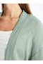 Alita City Lcw Vision Khaki Muslin Plain Women's Kimono with a Difference - 6