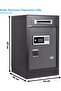 Drop Slot Safe Box, Digital Lock & Key For Office Shops Business Money Documents RB-6343S (69x - 6