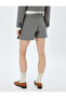 Standard Waist Pleated Mini Shorts Skirt - 4