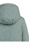 Floral Quilted 6-18 Months Coat - Green 6-9 Months - 2
