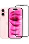 Screen Protector for iPhone Tempered Glass, Case Friendly, 9H Hardness (Black Side, iPhone 16)