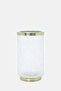 Gold Clara Crackle Glass Tumbler - 2