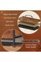 Dressing Storage Model with Electric 6 Drawers For Home inside Room 51.2" inch Brown Color - 5