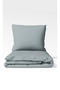 Basics Cotton Satin Gray Children's Duvet Cover Set 140X200Cm - 2