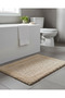 Taupe Textured Bathmat