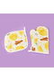 Soft Nemo Oven Mitt and Pot Holder - Ecru / Yellow - 17X28 cm + 20X20 cm