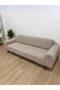 Jacquard Leaf Pattern Elasticated 3-Seater Sofa Cover Non-Slip Stretchy and Washable Sofa Cover - 5