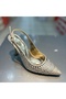 06177 Stone Heel Women's Shoes - 5