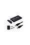 صندوق أقراص SATA من الألومنيوم مقاس 2.5 بوصة - محول القرص الصلب الخارجي USB 3.0 - نقل البيانات عالي السرعة - 7