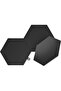 SHAPES Hexagons Ultra Black Expansion Pack - Smart WiFi LED Panel System - 3 pcs