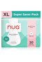 Sanitary Pads for Women, Toxic-Free & Rash-Free, Unscented, Leakproof Complete Comfort Essentials Pack for Medium Flow (30 Pads)