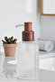 Linea Acacia Glass Bathroom Soap Dish with Lid - 5