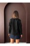 Genuine Suede Tassel Long Sleeve Shirt - 7