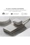Rise 3-in-1 Magnetic Wireless Charger - Qi2 & MagSafe, 15W (Black) - 8