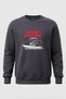 Fishing Fishing on a Boat with a Fishing Rod B Printed 3 String Sha Fleece-Lined 100 Cotton Smoked Sweatshirt