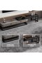 TV cabinet With Four Drawers Combination light Luxury simple rock Grey - 2