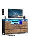 15-drawer large size TV model For inside Bed Home Bed Room Brown Color 59" inch