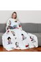 Deluxe Snoopy Peanuts Blanket, Light Grey, 140 x 180 cm - 3