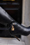 Lunira Women's Black Leather Boots - 4