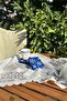 Leftover - New Year's Themed - Set of 2 Coasters - Snowflakes - Blue - 2
