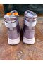Marcokids Size 27-32 Water Repellent Girls' Boots with Fur Inside - 4