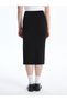 Lcw Elastic Waist Crepe Women's Skirt - 4