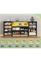 12-drawer large size TV model For inside Bed Home Bed Room Black Color 66" inch - 8